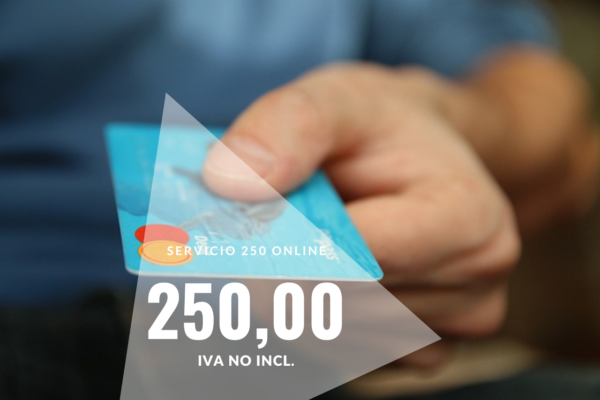 Servicio 250 Online Abogados IN DIEM. Pasarela de pago. Abogados 24 horas y urgente.