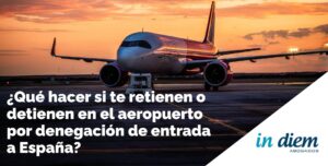 Legal assistance to a foreign national held at the airport due to denial of entry into Spain