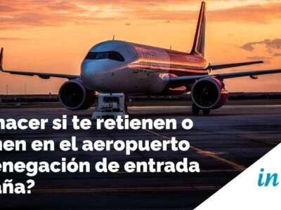 Asistencia letrada a extranjero retenido en aeropuerto por denegación de entrada en España
