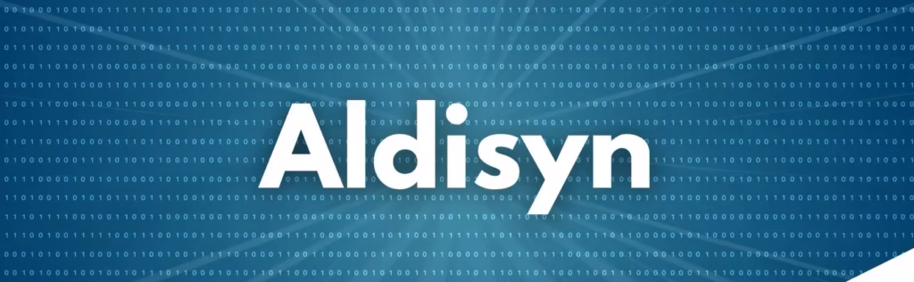 Aldisyn sobre fondo binario azul para el análisis legal de estafas en Aldisyn Investments y Terrax Club.