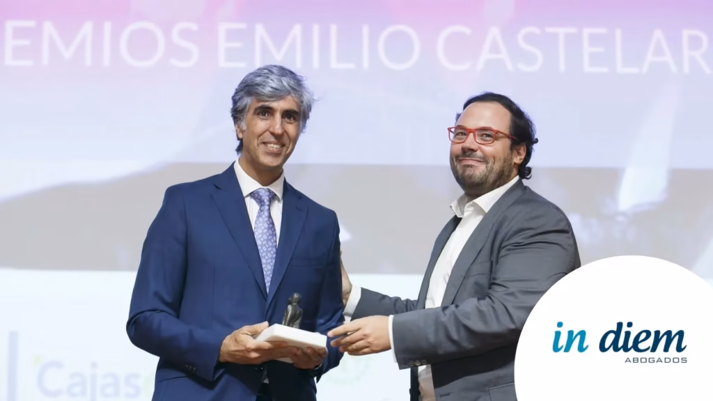 Abogado de IN DIEM recibe el Premio Emilio Castelar por su compromiso con la justicia y excelencia jurídica.