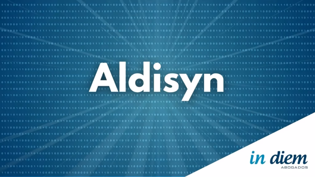 Aldisyn sobre fondo binario azul para el análisis legal de estafas en Aldisyn Investments y Terrax Club.